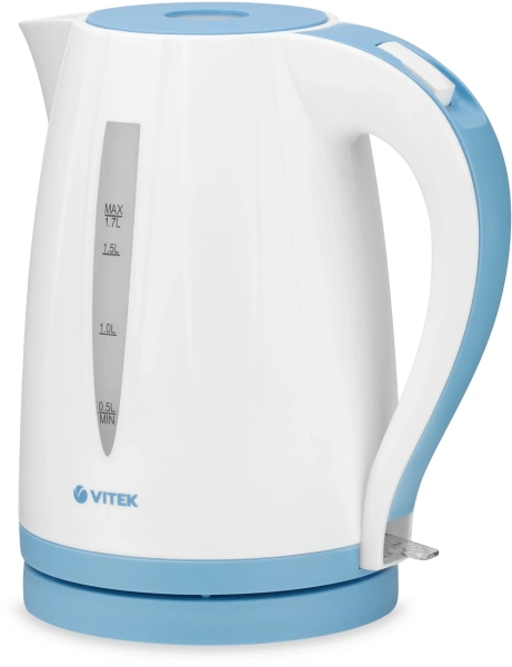 Чайник электрический Vitek VT-7031 1.7л. 2200Вт белый корпус: пластик