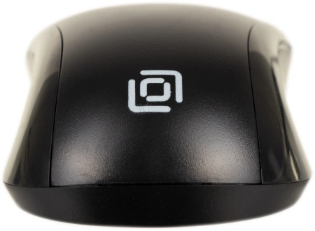 Мышь Оклик 185V2 черный оптическая (1200dpi) USB для ноутбука (3but)