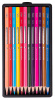 Карандаши цв. Deli EC00200 Color Emotion трехгран. липа 12цв. коробка/европод. (12шт)
