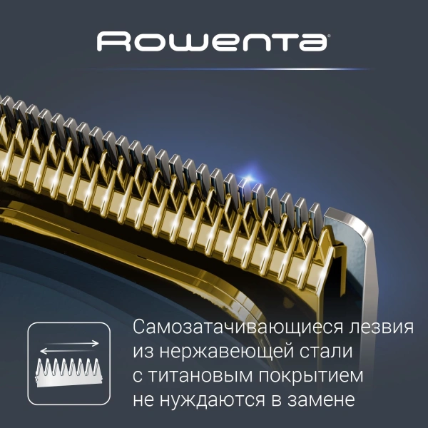 Триммер Rowenta Selectium TN9460F4 синий (насадок в компл:13шт)