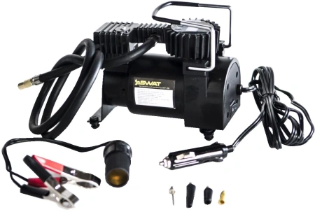 Автомобильный компрессор Swat SWT-206 60л/мин шланг 1м
