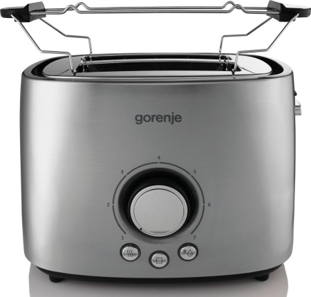 Тостер Gorenje T1000E 1000Вт серебристый/черный