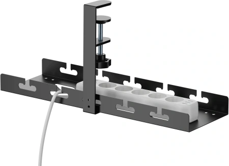 Кабель-канал Cactus CS-CM-400-1BK для столов 40x12.9x19см черный