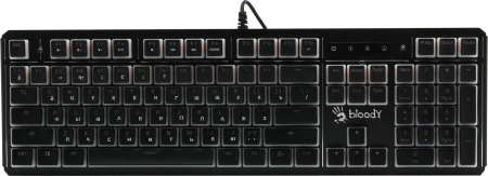 Клавиатура A4Tech Bloody B975P механическая черный USB Multimedia for gamer LED (подставка для запястий) (B975P)