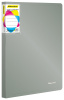 Папка с 40 прозр.вклад. Silwerhof Perlen 292941-77 A4 0.8мм карман серебристый металлик