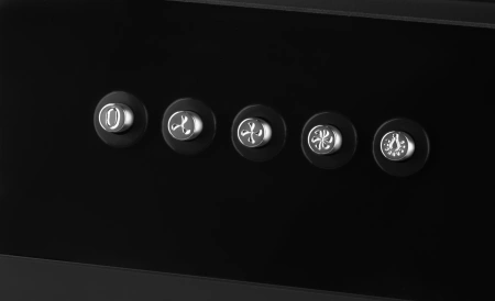 Вытяжка каминная Weissgauff Zaurak 60 PB черный управление: кнопочное (1 мотор)