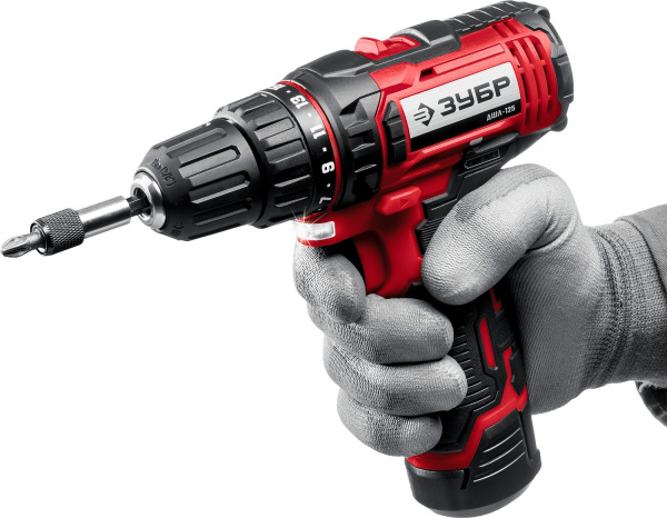 Дрель-шуруповерт Зубр ДШЛ-125-21 аккум. патрон:быстрозажимной