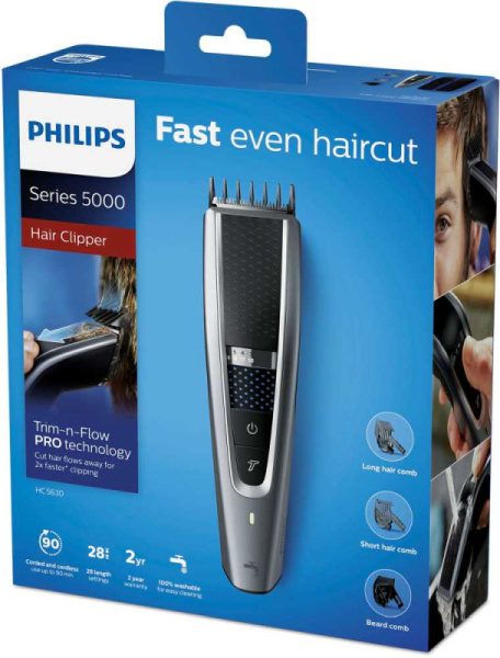 Машинка для стрижки Philips HC5630/15 черный