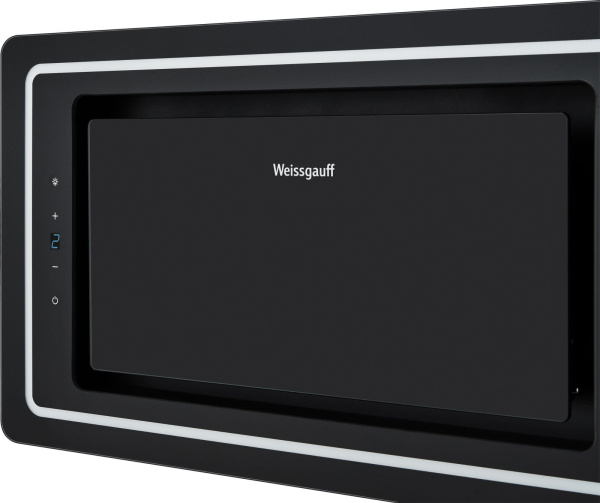 Вытяжка встраиваемая Weissgauff Quadra 606 Black черный управление: сенсорное (1 мотор)