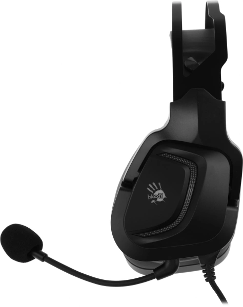 Наушники с микрофоном A4Tech Bloody G570 черный/серый 2м мониторные USB оголовье (G570 (BLACK+GREY) USB)