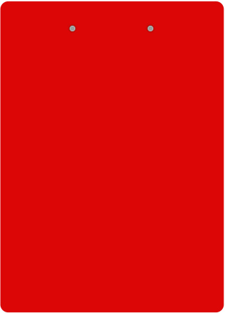 Папка-планшет Бюрократ -PD6002 A4 пластик 1мм ассорти