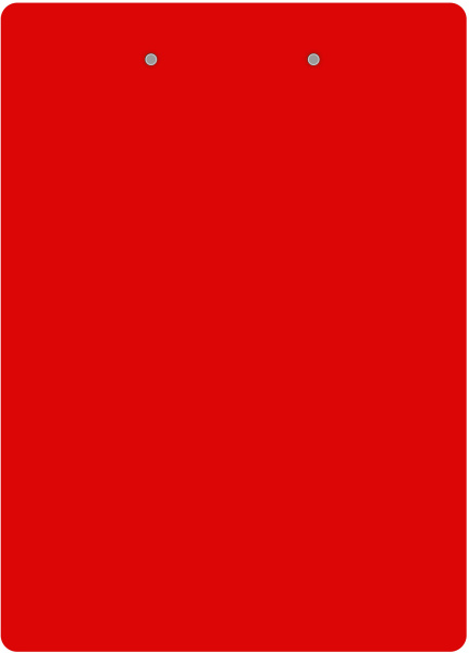 Папка-планшет Бюрократ -PD6002 A4 пластик 1мм ассорти