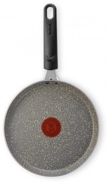 Сковорода блинная Tefal Natural Cook 04211522 круглая 22см ручка несъемная (без крышки) серый (9100053997)