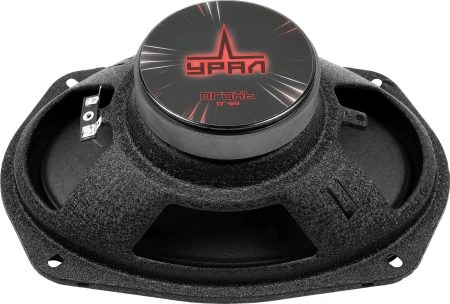 Колонки автомобильные Ural Огонь ОГ-69 (без решетки) 180Вт 93дБ 4Ом 16x23см (6x9дюйм) (ком.:2кол.) широкополосные однополосные