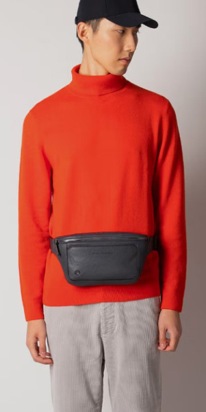 Сумка на пояс Piquadro Black Square CA2174B3/BLU4 синий натур.кожа