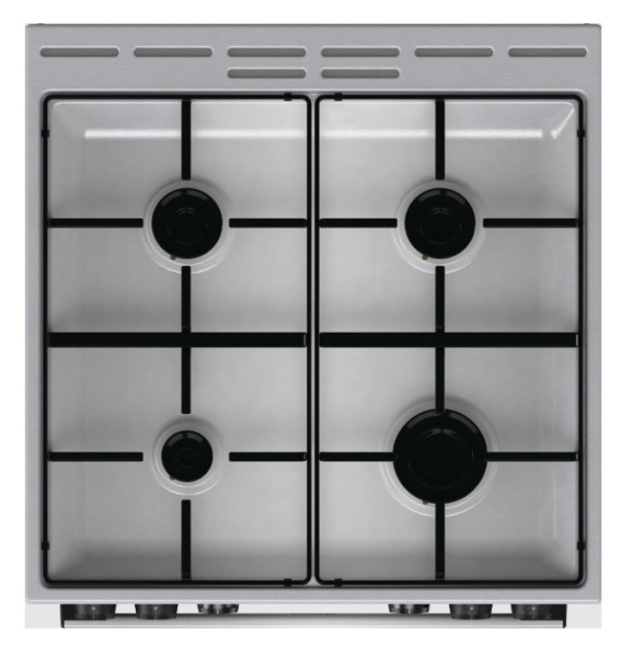 Плита Комбинированная Gorenje GKS6C70XJ нержавеющая сталь (без крышки) реш.сталь