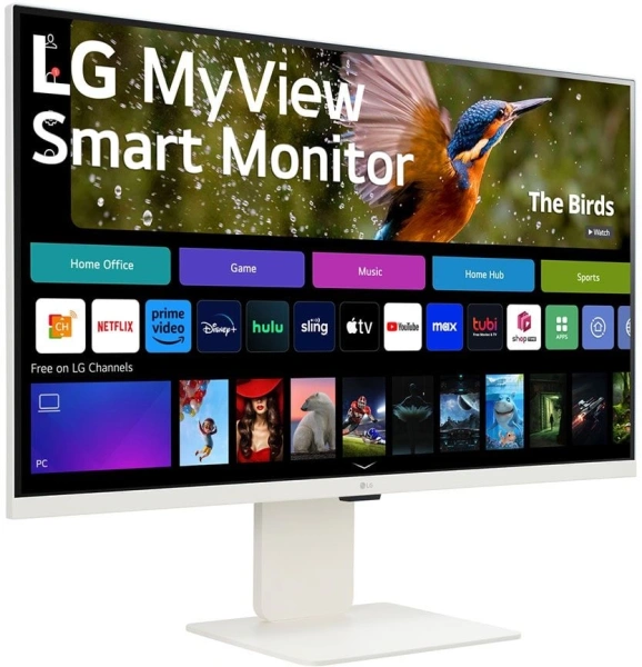 Монитор LG 31.5" MyView 32SR83U-W белый IPS LED 16:9 HDMI M/M матовая HAS 400cd 178гр/178гр 3840x2160 60Hz UHD USB 7.7кг
