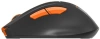 Мышь A4Tech Fstyler FG30 серый/оранжевый оптическая (2000dpi) беспроводная USB (6but)