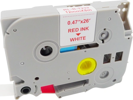 Картридж ленточный Cactus CS-TZE232 TZe-232 черный для Brother PT-P1010, PT-P700, P750W, P900W, P950W, PT-D210, D450VP, D600VP, PT-H110BUNDE