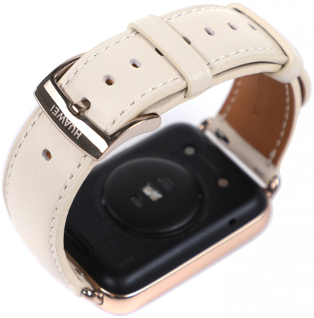 Смарт-часы Huawei Watch Fit 2 Yoda-B19V 1.74" AMOLED корп.золотистый рем.белый разм.брасл.:140-210мм (55029265)