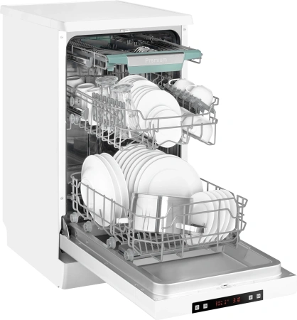 Посудомоечная машина Weissgauff DW 4535 белый (узкая)