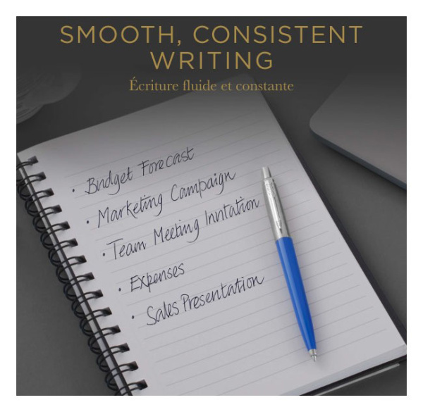 Стержень шариковый Parker QuinkFlow Z08 (CW1950372) M 1мм черные чернила блистер (2шт)