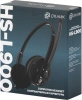 Наушники с микрофоном Оклик HS-L900 черный 1.8м накладные оголовье (1532022)