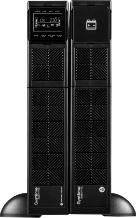 Источник бесперебойного питания Systeme Electriс SRV SRVSE6KRTXLI4U 5400Вт 6000ВА черный