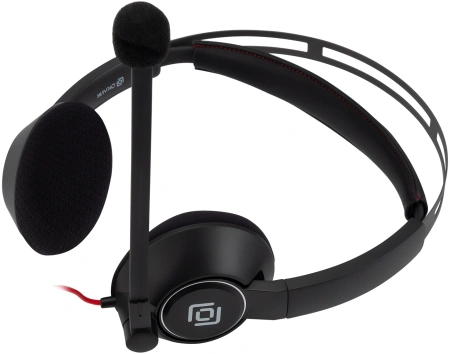 Наушники с микрофоном Оклик HS-L905 черный накладные (1978702)