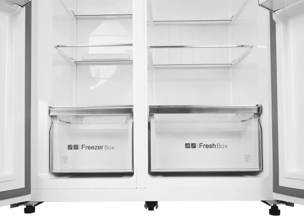 Холодильник Lex LSB530WHID WIND 2-хкамерн. белый/рисунок глянц. инвертер