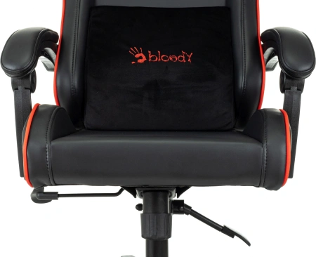Кресло игровое A4Tech Bloody GC-780 черный сиденье черный кожзам с подголов. крестов. металл черный пластик черный