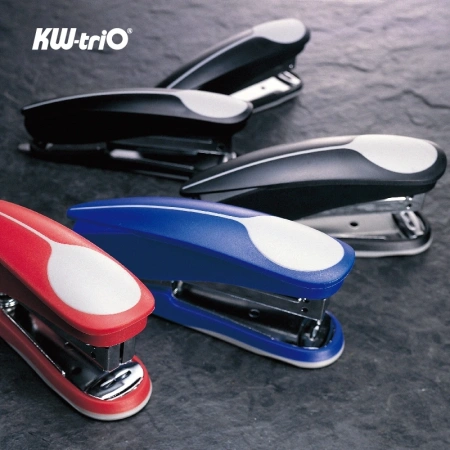 Степлер Kw-Trio 5516 Half-strip Pollex 24/6 26/6 (20листов) встроенный антистеплер ассорти 105скоб