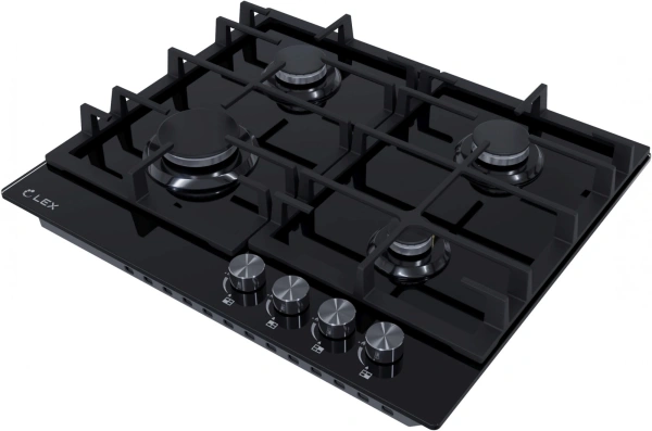 Газовая варочная поверхность Lex GVG 642A BBL черный