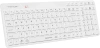 Клавиатура A4Tech Fstyler FBK27C AS белый USB беспроводная BT/Radio slim Multimedia (FBK27C AS)