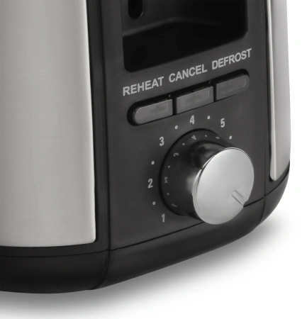 Тостер Vitek VT-7170 750Вт черный/стальной