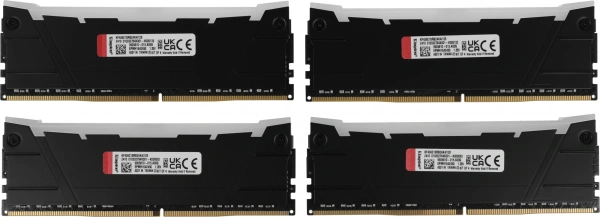 Память DDR4 4x32GB 3600MHz Kingston KF436C18RB2AK4/128 Fury Renegade RGB RTL Gaming PC4-28800 CL18 D