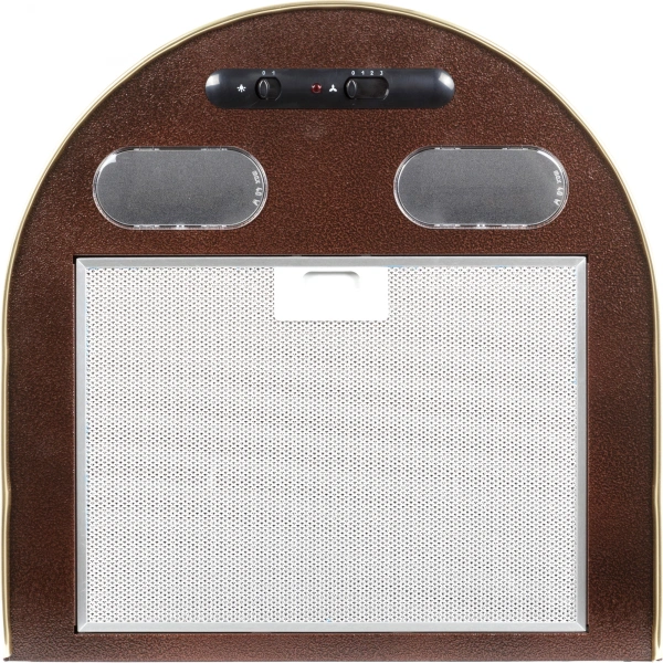 Вытяжка каминная Elikor Эпсилон 50П-430-П3Л медный антик/золотистый управление: ползунковое (1 мотор)