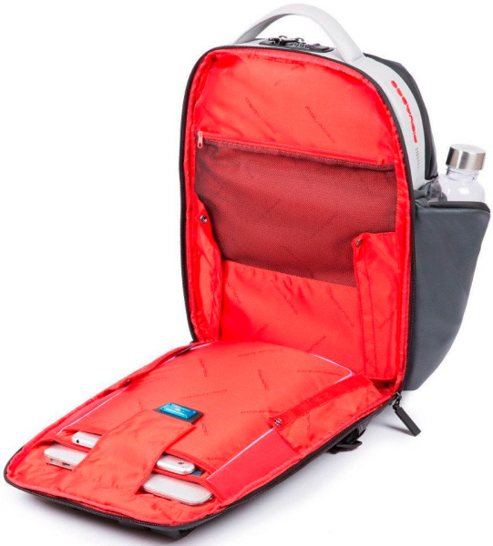 Рюкзак унисекс Piquadro Urban CA4550UB00BM/GRN серый/черный кожа