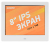 Фоторамка Digma 8" PF-843 IPS 1024x768 белый пластик ПДУ Видео