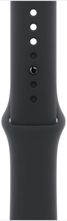 Смарт-часы Apple Watch Series 10 A2999 46мм 2.1" OLED корп.черный Sport Band рем.черный разм.брасл.:140-190мм (MWWP3LW/A)