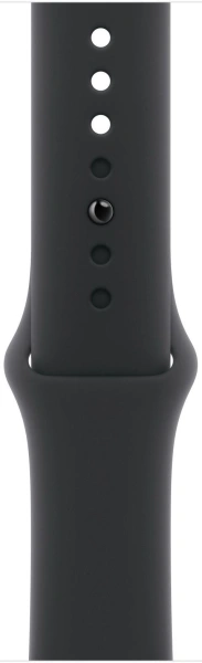 Смарт-часы Apple Watch Series 10 A2999 46мм 2.1" OLED корп.черный Sport Band рем.черный разм.брасл.:140-190мм (MWWP3LW/A)