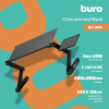 Стол для ноутбука Buro BU-804 столешница металл черный 48x48x26см