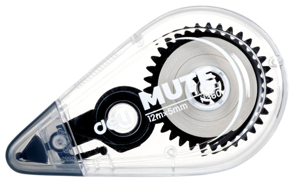 Лента коррект. Deli Mute EH360 12мx5мм ассорти корпус блистер