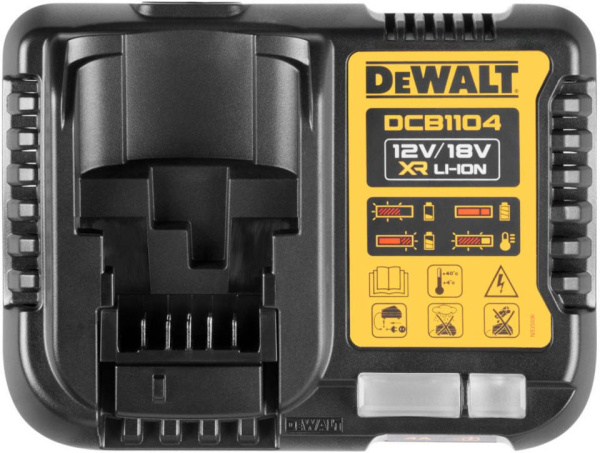 Батарея аккумуляторная DeWalt DCB1104P2 18В 5Ач Li-Ion (З/У в компл.)