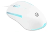 Мышь Оклик 245M белый оптическая (1000dpi) USB (3but)