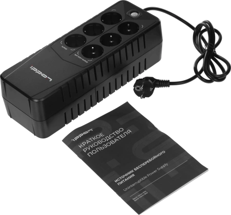 Источник бесперебойного питания Ippon Back Verso 800 420Вт 800ВА черный