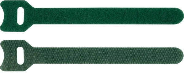 Хомут-липучка Lanmaster LAN-VCM180-GN 180x12мм (упак:20шт) нейлон/полиэтилен внутри помещений зеленый