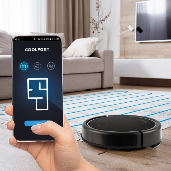 Пылесос-робот Coolfort CF-3200 20Вт черный