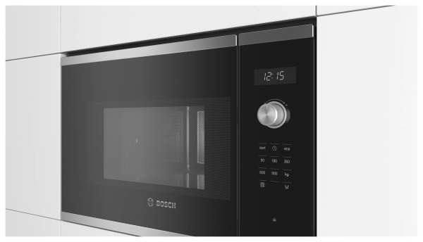 Микроволновая печь Bosch BFL554MS0 25л. 900Вт нержавеющая сталь/черный (встраиваемая)