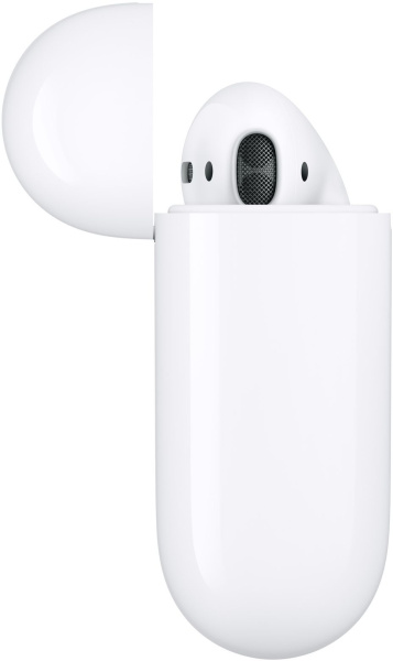 Гарнитура вкладыши Apple AirPods 2 A2032/A2031/A1602 белый беспроводные bluetooth (MV7N2HN/A)